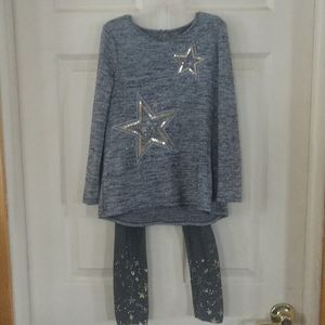 Girl's star top and bottom